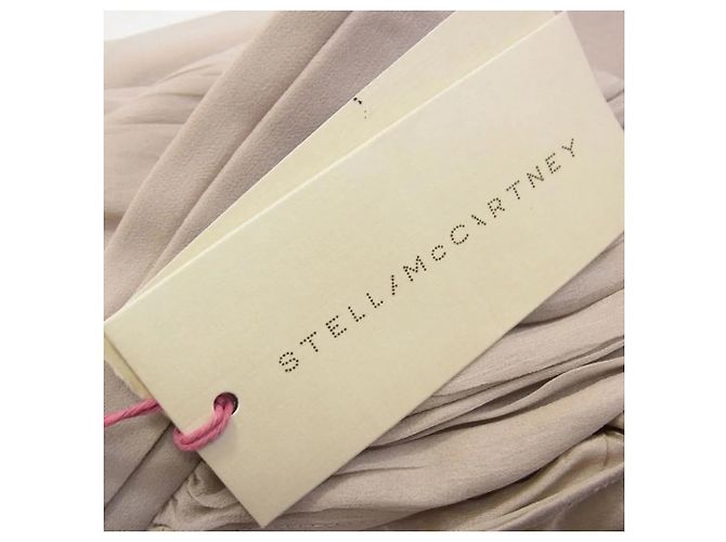 Stella Mc Cartney ***Stella McCartney Seiden-Maxikleid Beige - Ansicht 5