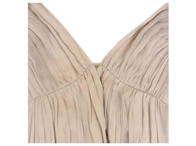 Stella Mc Cartney ***Stella McCartney Seiden-Maxikleid Beige - Ansicht 6