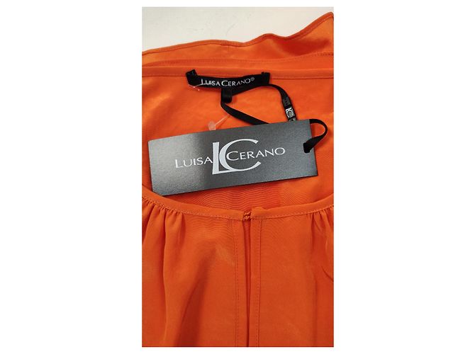 Luisa Cerano Oberteil Orange aus Polyester - Ansicht 4