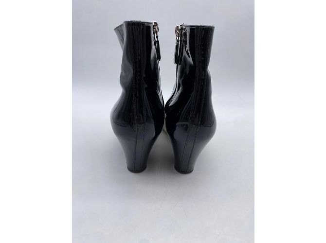 Botas CHANEL T.UE 39 Cuero Negro - vista 5