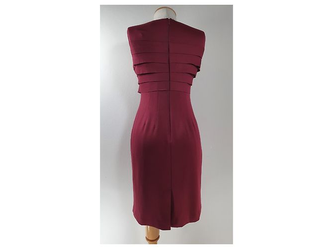 Autre Marque Vestido Adrianna Papell Burdeos - vista 4