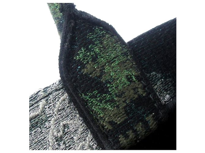 Book Tote Borsa tote verticale tie dye verde Dior Verde scuro - vista 10