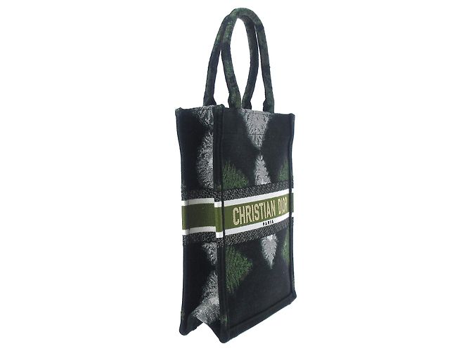Book Tote Borsa tote verticale tie dye verde Dior Verde scuro - vista 2