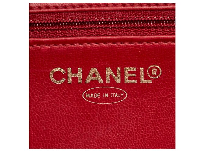 Chanel Red CC Lunch Box Vanity Case Rot - Ansicht 6