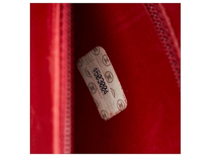 Chanel Red CC Lunch Box Vanity Case Rot - Ansicht 7
