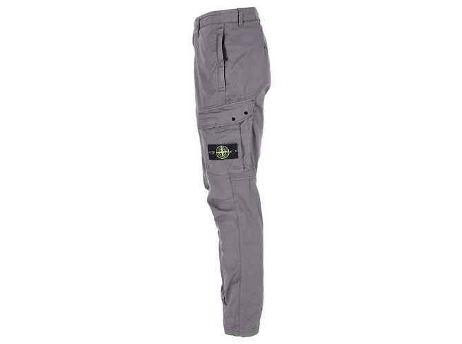 Stone Island Cargo Pants in Grey Cotton - view 3