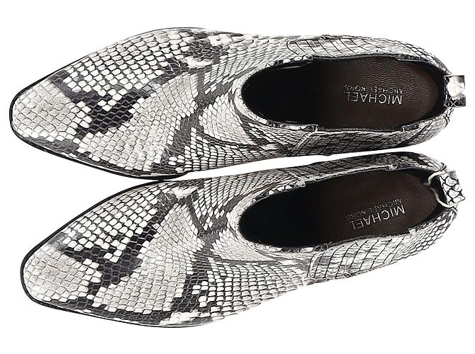 Michael Michael Kors Sinclair Ankle Boots in Animal Print Leather - view 7