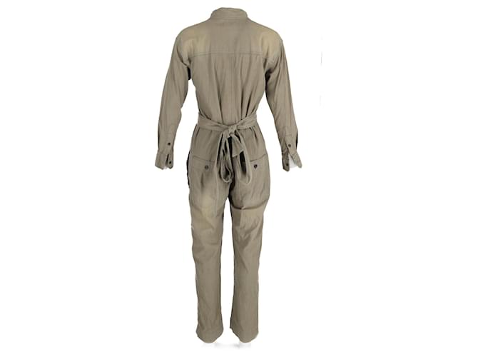 Mono Isabel Marant de Algodón Caqui Verde - vista 6