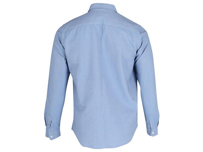 Apc alla.P.C. Camicia classica Oxford in cotone blu - vista 3
