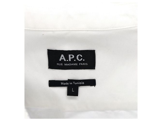 Apc alla.P.C. Camicia classica Oxford in cotone bianco - vista 4