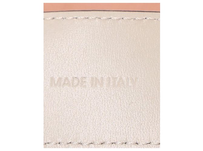 Escada Textured Belt in Pink Leather - view 9