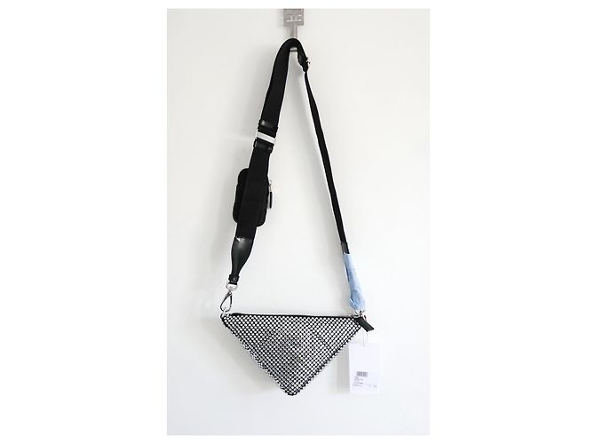 Prada Bolsa triangular com aplicação de cristais - vista 3