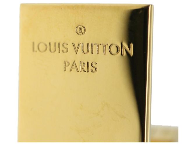 LOUIS VUITTON Nanogram sciarpa anello spilla tono oro M00226 LV Aut 43574 - vista 10