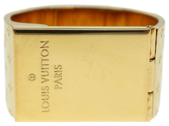 LOUIS VUITTON Nanogram sciarpa anello spilla tono oro M00226 LV Aut 43574 - vista 3