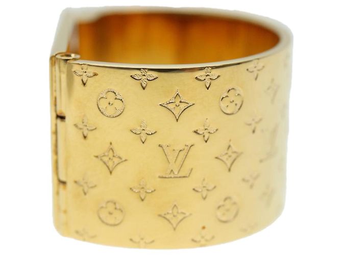 LOUIS VUITTON Nanogram sciarpa anello spilla tono oro M00226 LV Aut 43574 - vista 5