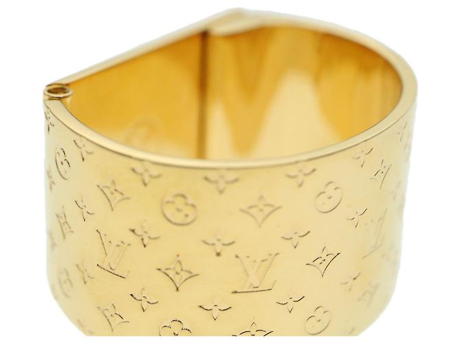 LOUIS VUITTON Nanogram sciarpa anello spilla tono oro M00226 LV Aut 43574 - vista 6