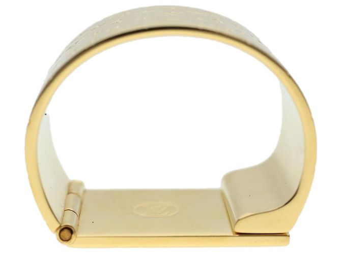 LOUIS VUITTON Nanogram sciarpa anello spilla tono oro M00226 LV Aut 43574 - vista 7