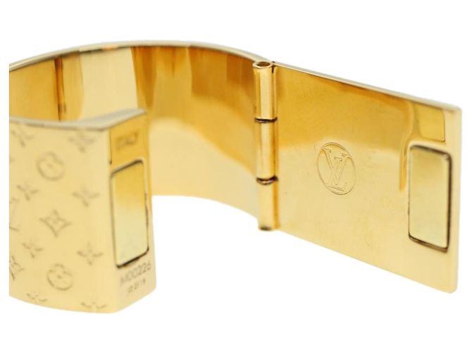 LOUIS VUITTON Nanogram sciarpa anello spilla tono oro M00226 LV Aut 43574 - vista 8