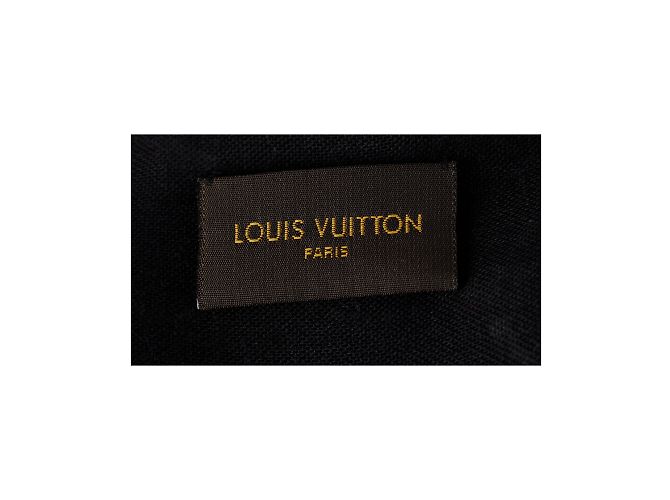 Sciarpa stampa catena multicolor Louis Vuitton Nero - vista 5