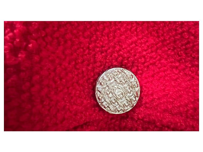 Abrigo Chanel de lana rojo Talla 38 Roja - vista 5