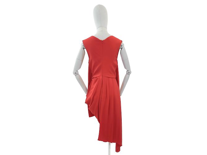 VIONNET Vestidos FR 36 Algodón Roja - vista 3
