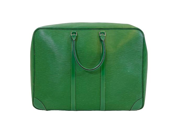 Sirius LOUIS VUITTON Borse da viaggio in pelle Verde - vista 3