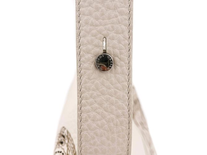 Orciani Borsa a mano Sveva Large in pelle bianca Special Edition Bianco - vista 8