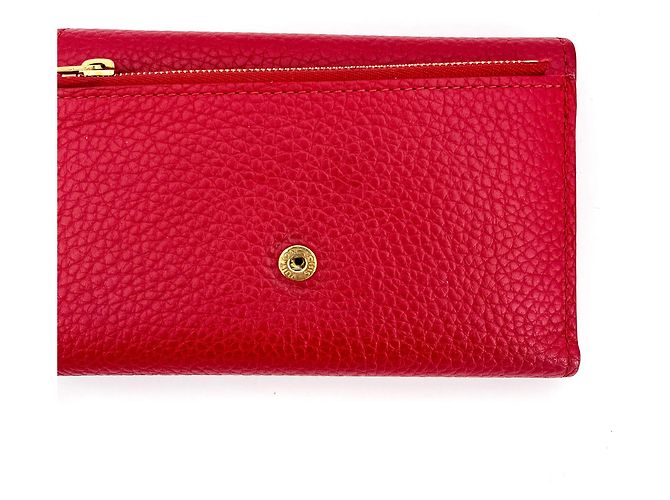 Louis Vuitton Cartera Compacta Capucines Piel Roja - vista 4