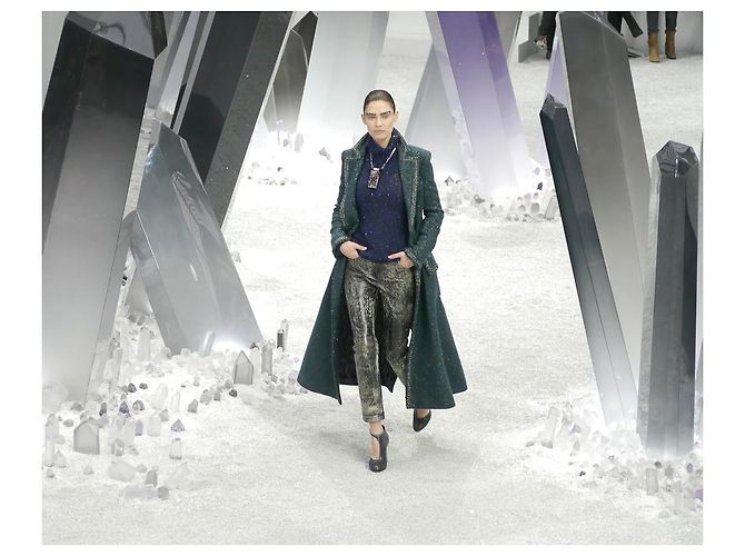Chanel Tacones de cristal de 2012 pista Verde Verde oscuro - vista 16