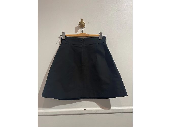 Chloé Gonne CHLOE T.FR 38 Cotone Nero - vista 3