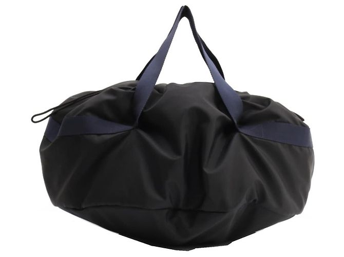 ***Borsa da viaggio Balenciaga Nero Blu navy - vista 3