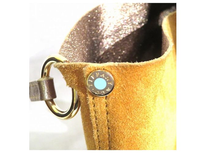 ***Tiffany & Co. Wendbare Einkaufstasche aus Leder Braun Metallisch Bronze - Ansicht 5