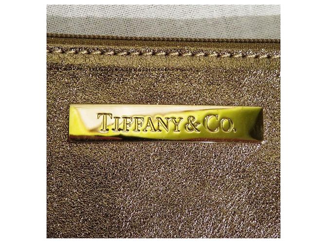 ***Tiffany & Co. Wendbare Einkaufstasche aus Leder Braun Metallisch Bronze - Ansicht 8