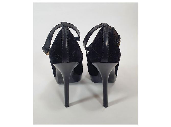 Sandali Dior in scamosciato nero - vista 7