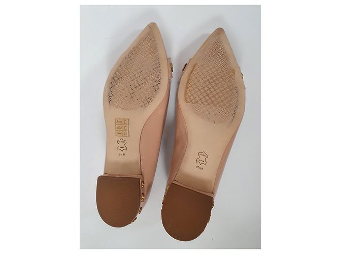 Tory Burch Kira Ballerine a Punta con Borchie in Pelle Vernice - vista 5