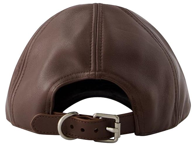 JW Anderson Baseball Cap - J.W.Anderson - Leather - Brown - view 2
