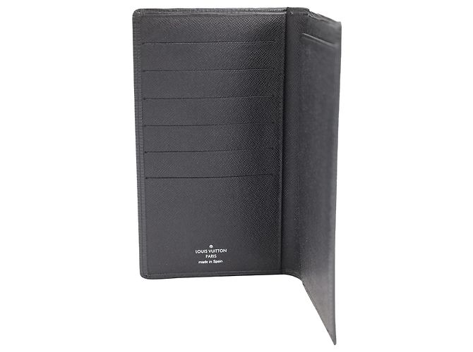 Organizer Louis Vuitton Checkbook Wallet in Black Epi Leather - view 4