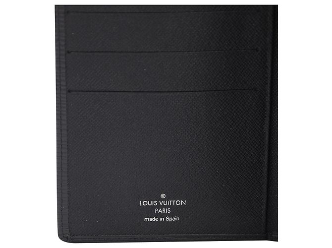 Organizer Louis Vuitton Checkbook Wallet in Black Epi Leather - view 5