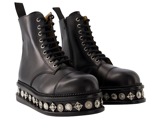 AJ1287 Boots - Toga Pulla - Leather - Black - view 2