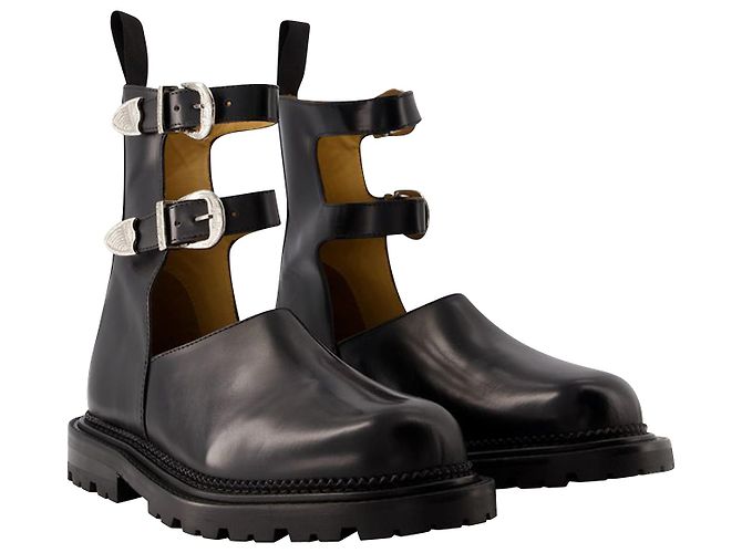 AJ1288 Stivali - Toga Pulla - Pelle - Nero - vista 2