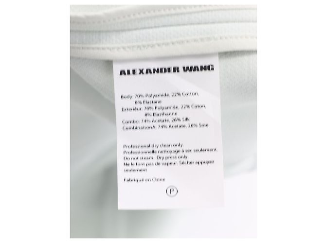 Alexander Wang Korsett-Bodycon-Kleid aus mintgrünem Polyamid - Ansicht 5