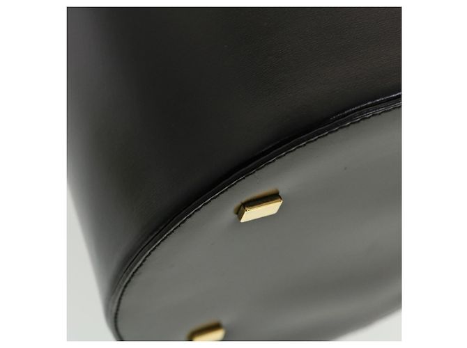 Céline Pochette cosmetica CELINE Vanity in pelle nera e oro Auth 43930 Nero D'oro - vista 14