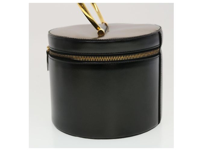 Céline Pochette cosmetica CELINE Vanity in pelle nera e oro Auth 43930 Nero D'oro - vista 3