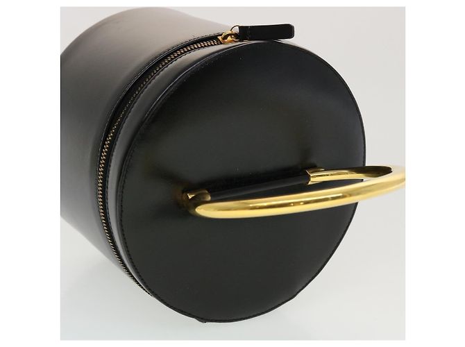 Céline Pochette cosmetica CELINE Vanity in pelle nera e oro Auth 43930 Nero D'oro - vista 6