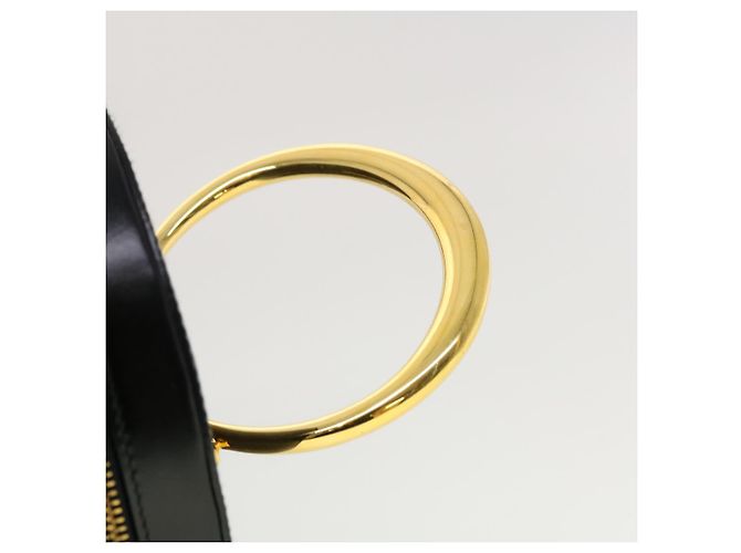 Céline Pochette cosmetica CELINE Vanity in pelle nera e oro Auth 43930 Nero D'oro - vista 7