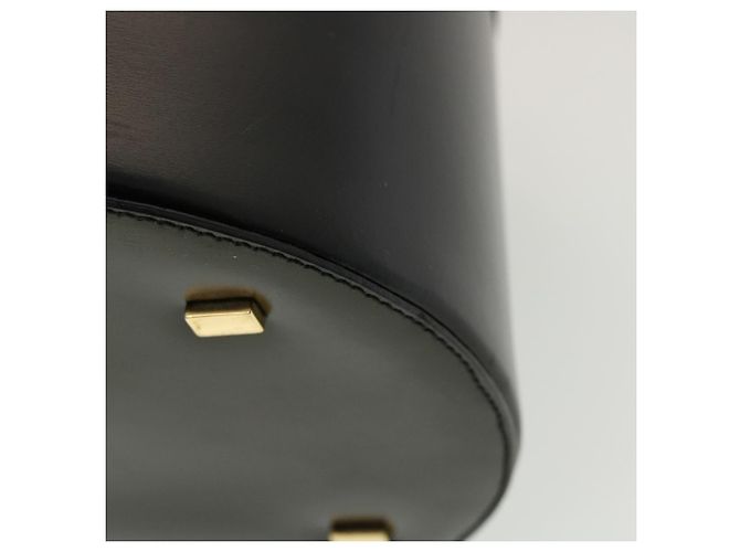 Céline Pochette cosmetica CELINE Vanity in pelle nera e oro Auth 43930 Nero D'oro - vista 8