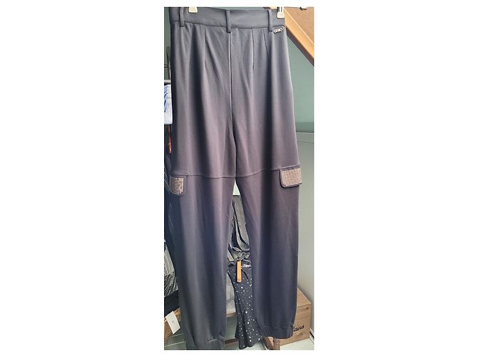 Calça cargo Liu.Jo preta com tachas Preto - vista 4
