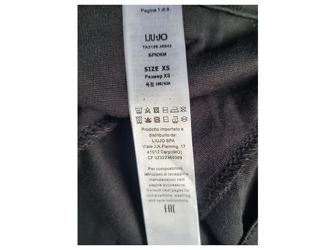 Calça cargo Liu.Jo preta com tachas Preto - vista 6