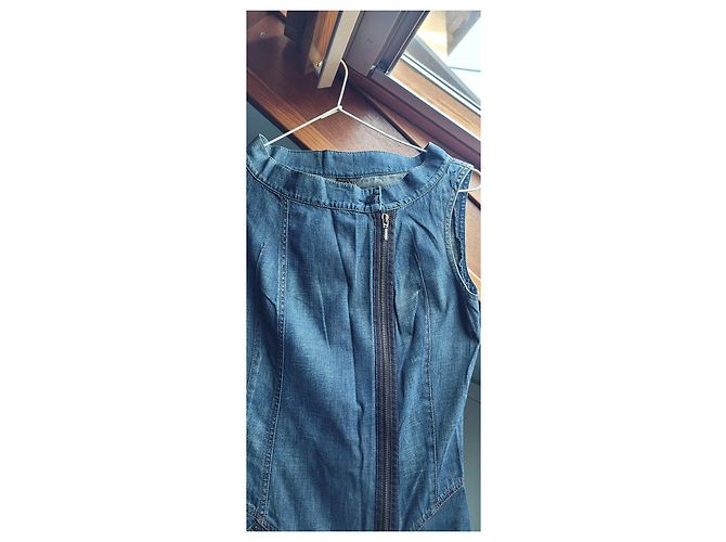 Abito in denim blu Plein Sud - vista 2