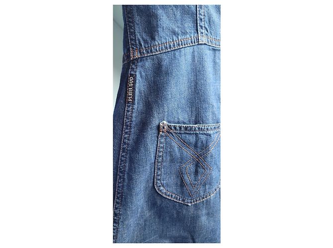 Abito in denim blu Plein Sud - vista 3